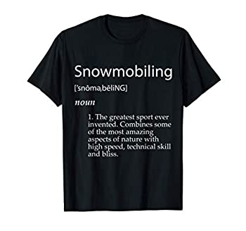 【中古】【輸入品・未使用】Snowmobiling Definition - Funny Gear Gift For Snowmobilers Tシャツ