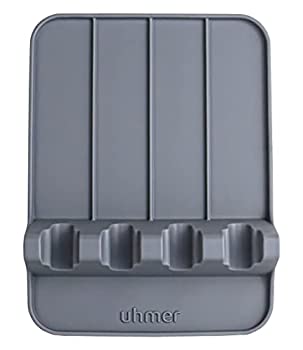 【中古】【輸入品・未使用】UHMER キッチン用シリコンスプーン置き - ストーブトップ用大型スプーン置き シリコン調理用具置き カウンタートップ グリル用具ホルダー BPAフ