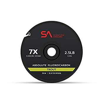 【中古】【輸入品・未使用】Scientific Anglers Absolute Fluorocarbon Trout ティペット (100M - 6X)