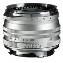 【中古】【輸入品・未使用】Voigtlander Nokton ビンテージライン 50mm f/1.5 非球面II VM シングルコートレンズ シルバー