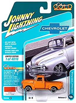 【中古】【輸入品・未使用】1950 3100 Pickup Truck Omaha Orange Limited Edition to 4016 Pieces Worldwide 1/64 Diecast Model Car by Johnny Lightning JLCG022-JLSP106