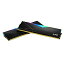 šۡ͢ʡ̤ѡXPG DDR4 D55 RGB 32GB (2x16GB) 3200MHz PC4-25600 U-DIMM 288ԥ ǥȥåץ CL16-20-20 å ֥å