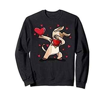 【中古】【輸入品・未使用】Dabbing Dog 面白い犬はハートを持っているフェイスマスクを身に着けている - バレンタインデーの衣装の贈り物 トレーナー 【中古】【輸入品・未使用】Dabbing Dog 面白い犬はハートを持っているフェイスマスクを身に着けている - バレンタインデーの衣装の贈り物 トレーナー