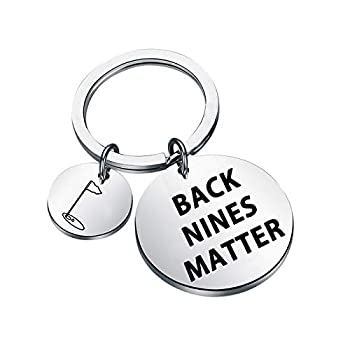 【中古】【輸入品・未使用】CENWA おもしろゴルフギフト Back Nines Matter ゴルフキーホルダー ゴルフ愛好家 お父さんへのゴルフギフト