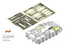 【中古】【輸入品・未使用】ボイジャーモデル 1/35 第二次世界大戦 ロシア/ソ連軍 ソビエトKV-1 1941年型初期生産車 ベーシックセット (タミヤ35372用) プラモデル用パーツ(3)