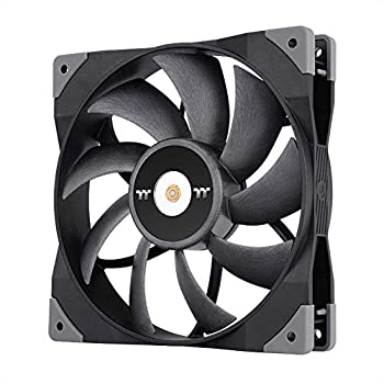 【中古】【輸入品・未使用】Thermaltake TOUGHFAN 14 ブラック PWM 500~2000rpm 制御 高静圧 140mm 円形ラジエーターファン 防振マウントシステム冷却付き (1 ファンパック)