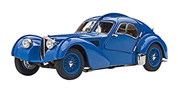 【中古】【輸入品・未使用】AUTOart 1/43 ブガッティ タイプ57SC アトランティック 1938 ブルー/ワイヤースポークホイール 完成品 50947