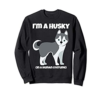 【中古】【輸入品・未使用】Huskies Costume I'm a Husky in a Human Costume Funny Dog トレーナー