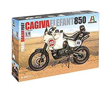 【中古】【輸入品・未使用】イタレリ 1/9 カジバ エレファント 850 1987年 パリ・ダカール仕様(日本語説明書付) プラモデル IT4643