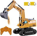 【中古】【輸入品・未使用】RCショベル 掘削機 建設トラクター リモートコントロール 建設車両 おもちゃ 高度にシミュレートされた設計 子供のための趣味のおもちゃ 車 大き