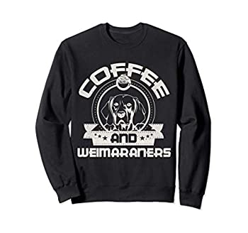 【中古】【輸入品・未使用】コーヒーとワイマラナー コーヒーを飲む犬の飼い主の愛好家 トレーナー