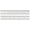 【中古】【輸入品・未使用】Starrett C616R-6 Spring Tempered Steel Rule With Inch Graduations%カ...