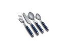 【中古】【輸入品・未使用】Cambridge Silversmiths Jubilee Blue 16-Piece Flatware Set%カンマ% Service for 4 by Cambridge Silversmiths
