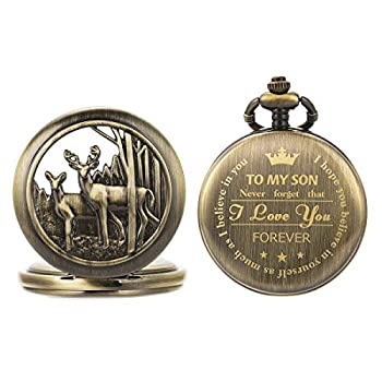 【中古】【輸入品・未使用】SIBOSUN パーソナライズ 懐中時計 刻印 バックケース 誕生日 卒業式 男性 女性 息子 娘 クォーツ ホワイト 【中古】【輸入品・未使用】SIBOSUN パーソナライズ 懐中時計 刻印 バックケース 誕生日 卒業式 男性 女性 息子 娘 クォーツ ホワイト