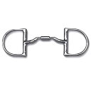 【中古】【輸入品・未使用】Myler Medium Dee Low Port Comfort Snaffle Mb 04 5 1/2(4)