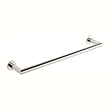 【中古】【輸入品・未使用】Ginger 4603/PN Kubic 61cm Towel Bar with Plain Rosette Polished Nickel..