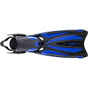 【中古】【輸入品・未使用】New Tusa Solla Open Heel Scuba Diving & Snorkeling Fins - Cobalt Bl...