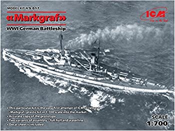 【中古】【輸入品・未使用】ICM 1/700 ドイツ海軍 弩級戦艦 マルクグラーフ プラモデル S017