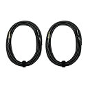 【中古】【輸入品・未使用】Audio 2000s E051 1/4インチ TS - XLR オス オーディオケーブル 50 Feet 2Pack