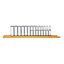 【中古】【輸入品・未使用】KD Tools KDT80554 14Pc 3-8 Inch Drive 6Pt Deep Metric Socket Set