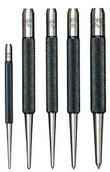 šۡ͢ʡ̤ѡStarrett S816PC 5-Piece Punch Set%% 3 Prick Punches wi...