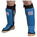 【中古】【輸入品・未使用】(Large%カンマ% Blue) - Combat Sports MMA Training Shin Guards