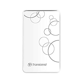 【中古】【輸入品・未使用】Transcend USB3.0/2.0 2.5インチ ポータブルHDD 耐衝撃 A3シリーズ 1TB ホワイト 3年保証 TS1TSJ25A3W