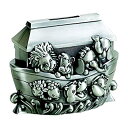 【中古】【輸入品・未使用】Noah's Ark Animals Brushed Pewter Coin Bank by Creative Gifts International