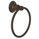 【中古】【輸入品・未使用】(Tuscan Brass) - Rohl ROT4TCB Country Bath Towel Ring in Tuscan Brass