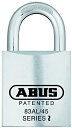 【中古】【輸入品・未使用】ABUS 83AL/45-300 S2 Schlage Rekeyable Padlock Aluminum Body with 1-...