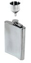 【中古】【輸入品・未使用】Maxam KTFLASK8WB Maxam 8oz Stainless Steel Flask with Funnel