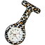 【中古】【輸入品・未使用】Snow Leopard Patterned Nurses Lapel Watch Silicone ( Infection Control )