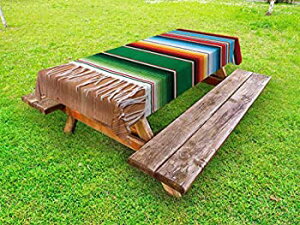 šۡ͢ʡ̤ѡMexicanȥɥơ֥륯by lunarableܡۡSerape Blanket with Horizontal Stripes and Lines authenticʸǽ