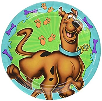 【中古】【輸入品・未使用】Amscan Awesome scooby-doo誕生日Round Dessert Childrensパーティープレート、48?Pieces