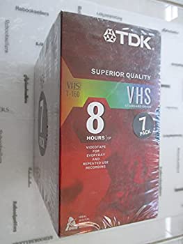 【中古】【輸入品・未使用】TDK VHS T-160 8時間 7本パック