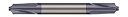 【中古】【輸入品・未使用】Micro 100 CRE-625-250X 3 Flute Corner Rounding Double End Mill%カンマ%...