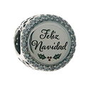 【中古】【輸入品・未使用】PANDORA Feliz Navidad 925 スターリングシルバー チャーム - ENG792016CZ_22
