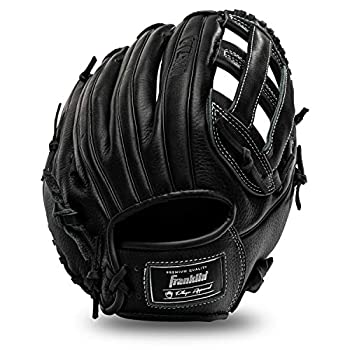 【中古】【輸入品 未使用】Franklin Sports 野球フィールディンググローブ - メンズ 大人とユース 野球グローブ - CTZ5000 ブラックカウハイド外野用グローブ - 12.5インチ