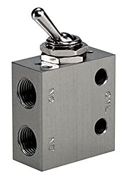 šۡ͢ʡ̤ѡARO M251LS 3 Way Toggle Valve%% 1/8 NPT%% Silver by...