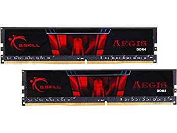 【中古】【輸入品・未使用】G.SKILL 16GB (2 x 8GB) Aegis DDR4 PC4-21300 2666MHz 288ピン デスクトップメモリーモデル F4-2666C19D-16GIS