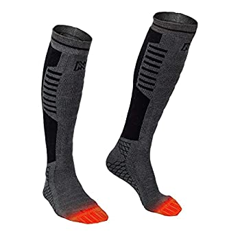 【中古】【輸入品・未使用】Mobile Warming Heated Socks%カンマ% Tri-Blend Construction%カンマ% Grey/Black%カンマ% Men 4-10/Women 6-11