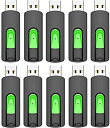 【中古】【輸入品・未使用】Aiibe 10パック 64GB USB フラッシュドライブ フラッシュドライブ USB 2.0 サムドライブ メモリースティック 6...