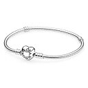 【中古】【輸入品・未使用】パンドラ590719スターリングシルバーHeart Claspブレスレット、ギフトボックス付属