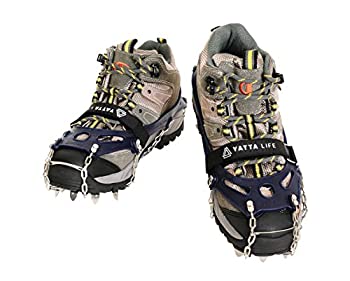 【中古】【輸入品・未使用】Yatta Life Heavy Duty Microspikes 14-spikes Iceグリップ雪Cleats Footwear Cramponsのウォーキング、ジョギング、またはハイキングon雪と氷【メーカ...