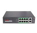【中古】【輸入品・未使用】IPCC-1108PL 10-Port 10/100Mbps Desktop Switch with 8 PoE Port Isola...