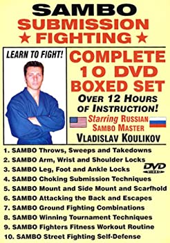 【中古】【輸入品・未使用】SAMBO SUBMISSION FIGHTING%カンマ% COMPLETE 10 DVD BOXED SET%カンマ% Starring Russian Master Vladislav Koulikov. Over 10 Hours