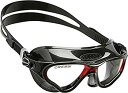 【中古】【輸入品・未使用】Cressi Swim Cobraスイミングゴーグル - ダーク/レッド