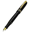 【中古】【輸入品・未使用】Xezo ファイン 万年筆 ブラック スクリューオンキャップ 限定版 (ファントム クラシック ブラック F)