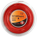 【中古】【輸入品・未使用】Tier One T1-Firewire Co-Polyester テニスストリング(赤) 18ゲージ(1.20mm) - 200mリ...
