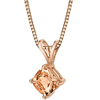Other - 【中古】【輸入品・未使用】14K ローズゴールドクッションカット 1.00カラット モルガナイトペンダント